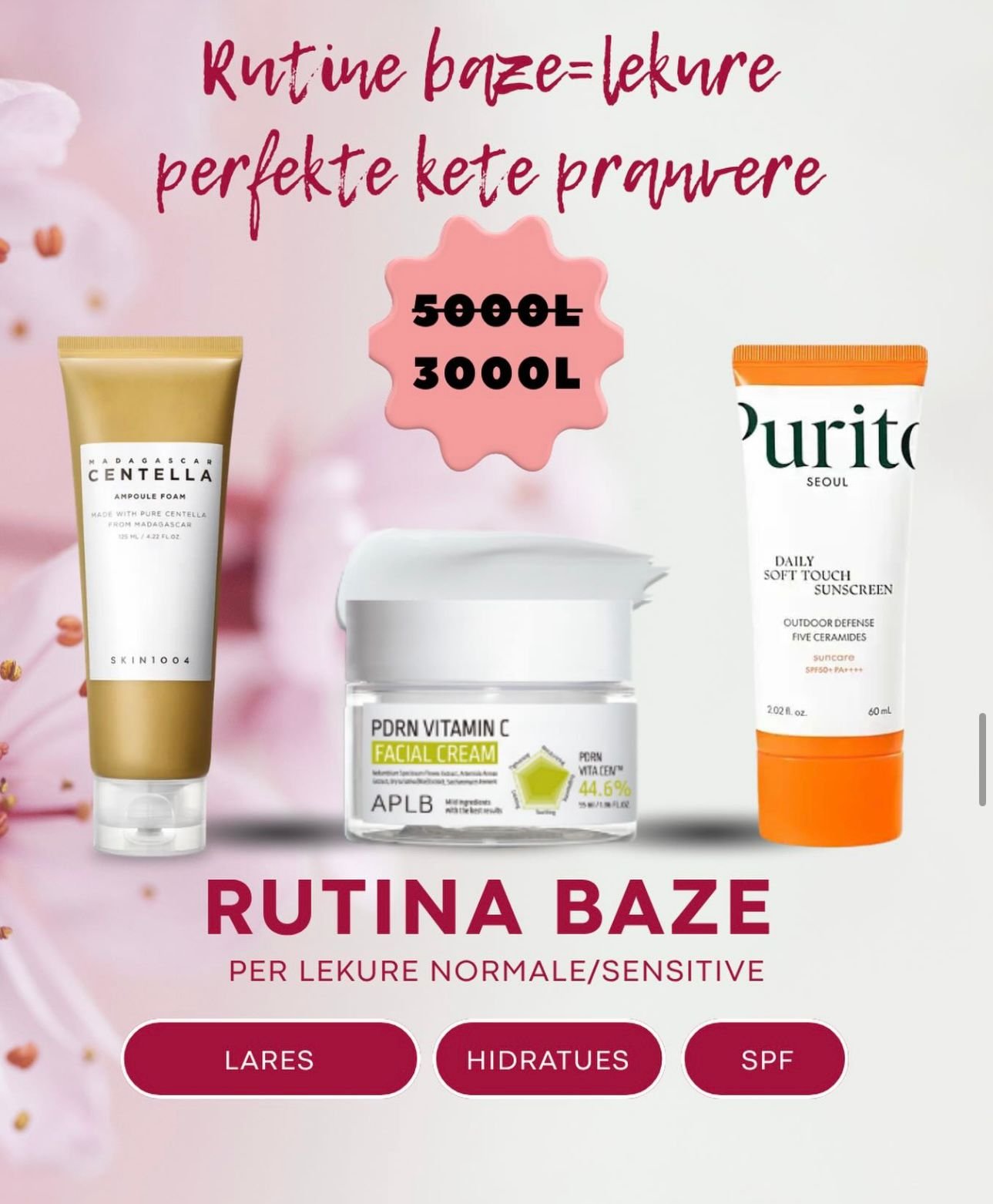 SET PER LEKURA NORMALE/SENSITIVE